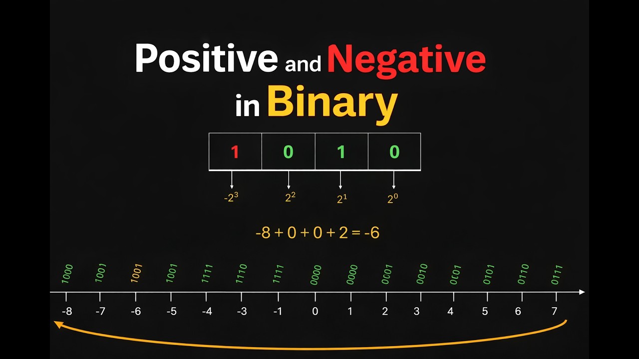 Positive & Negative Numbers in Binary