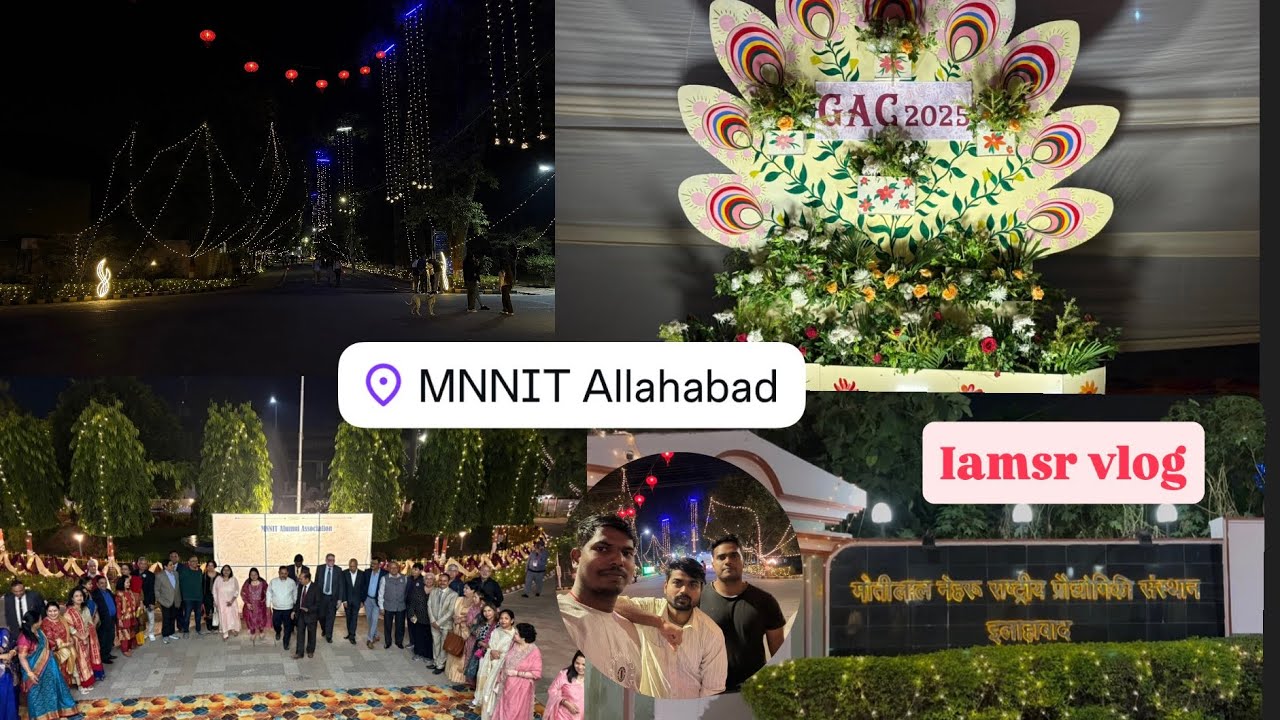 Global Alumni convention in MNNIT Allahabad #mnnitallahabad #global #alumni #convention #minivlog 
