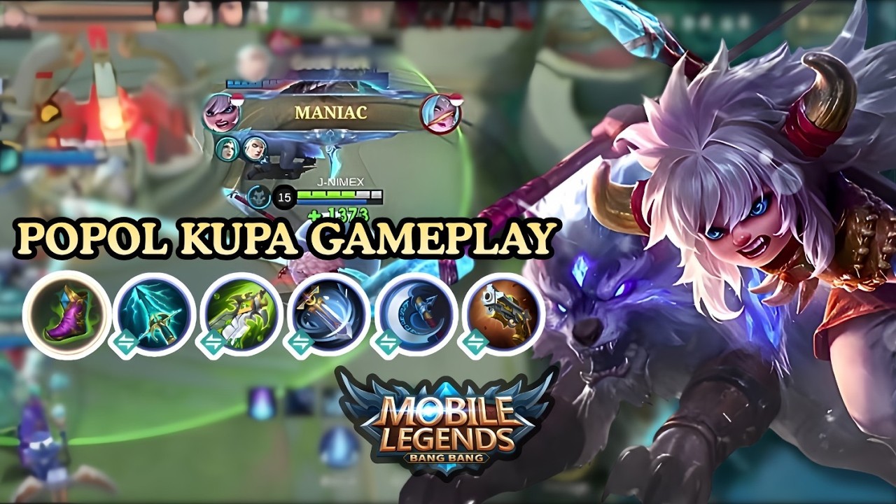Popol & Kupa Deadly Combo! Trap Control and Huge Damage — Mobile Legends Gameplay 🐺🔥