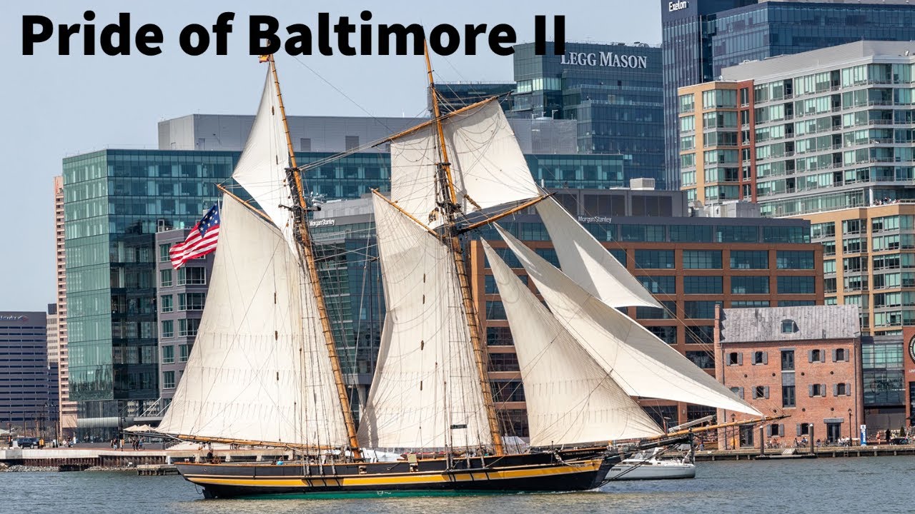 [4K] Pride of Baltimore II in Baltimore, Maryland March 27, 2021