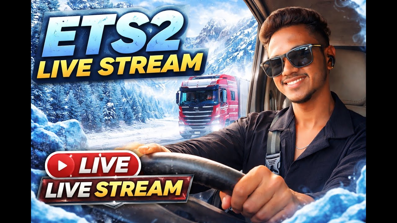 Ice Roads Challenge 🧊 | ETS2 Live Stream Hindi | Rutikroxgaming