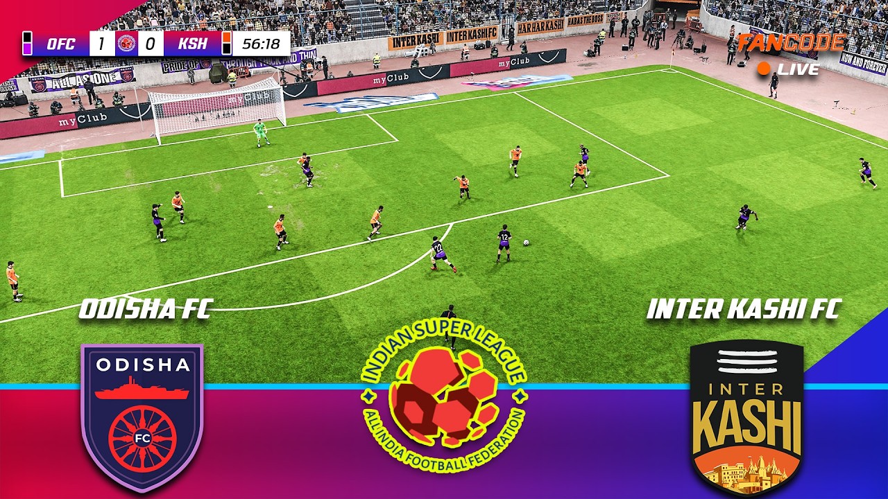 ⚡Odisha FC vs. Inter Kashi FC : ISL 2025-26 🔥 #isl #odishafc #interkashi