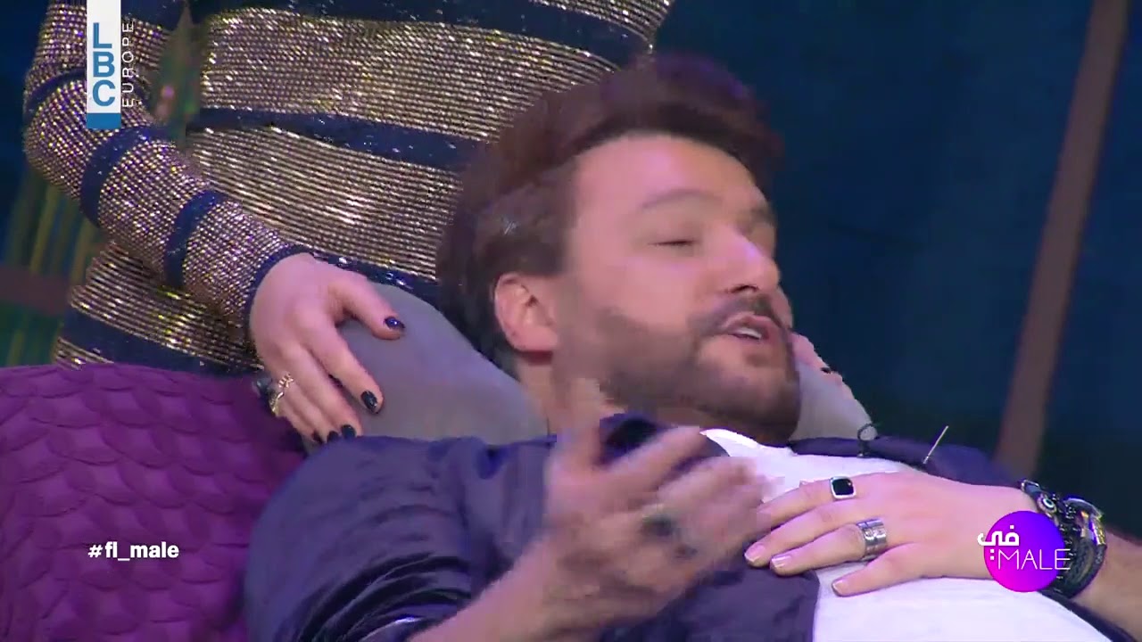 في Male - علاء زلزلي يُجيب على أسئلة كارلا حداد المحرجة أثناء وخزه بالإبر...