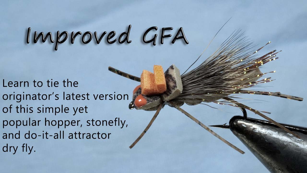 Improved GFA Hopper Fly Pattern - The Latest Version of This Popular Pattern, from Its Creator