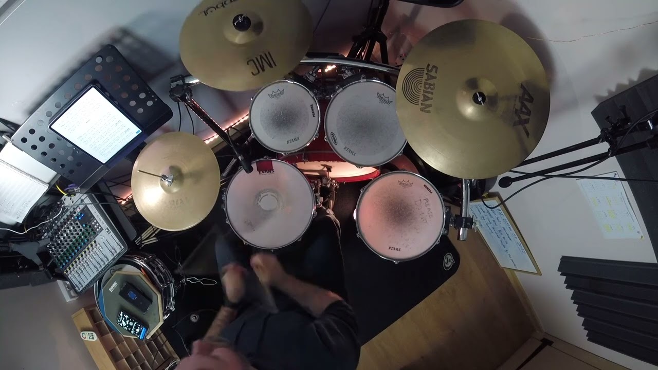 Talking Heads - And She Was - Drumkit Sheet Music Demonstration