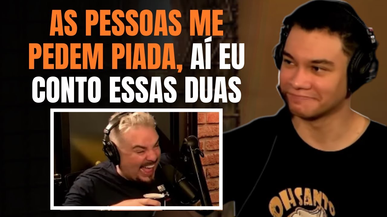 2 PIADAS que ele conta pra ESPANTAR a galera que pede