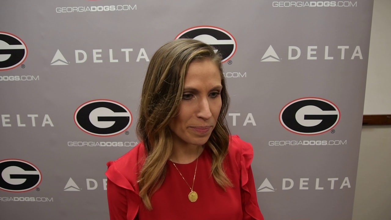 Courtney Kupets Carter Interview – Georgia vs. Florida – UGA gymnastics – February 16, 2018