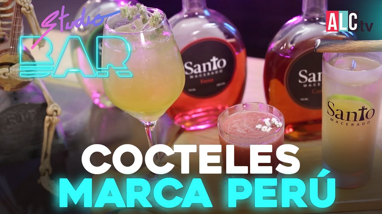 PISCO PERUANO MACERADO: 3 COCTELES DE AUTOR🍸🇵🇪| Studio Bar