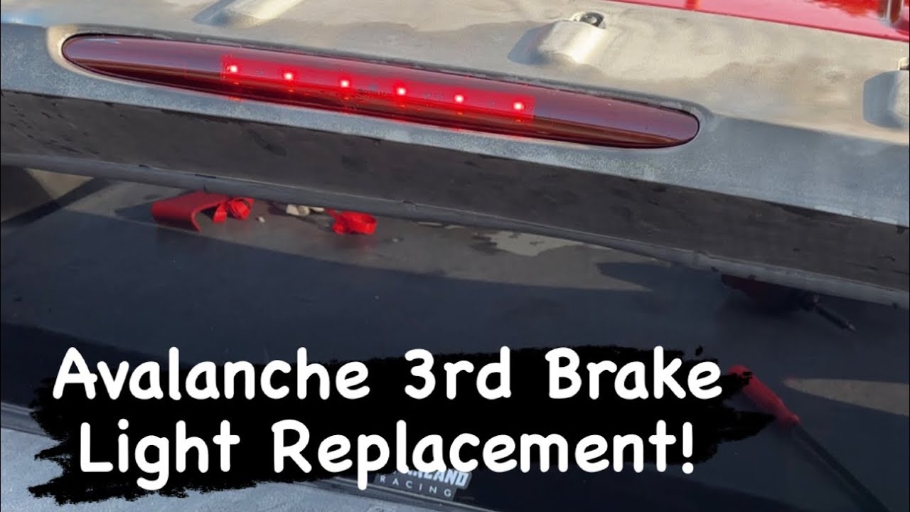 Chevy Avalanche 3rd Brake Light Replacement! Quick & Easy!