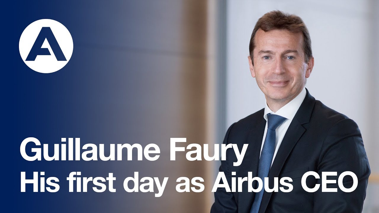 Guillaume Faury, his first day as Airbus CEO