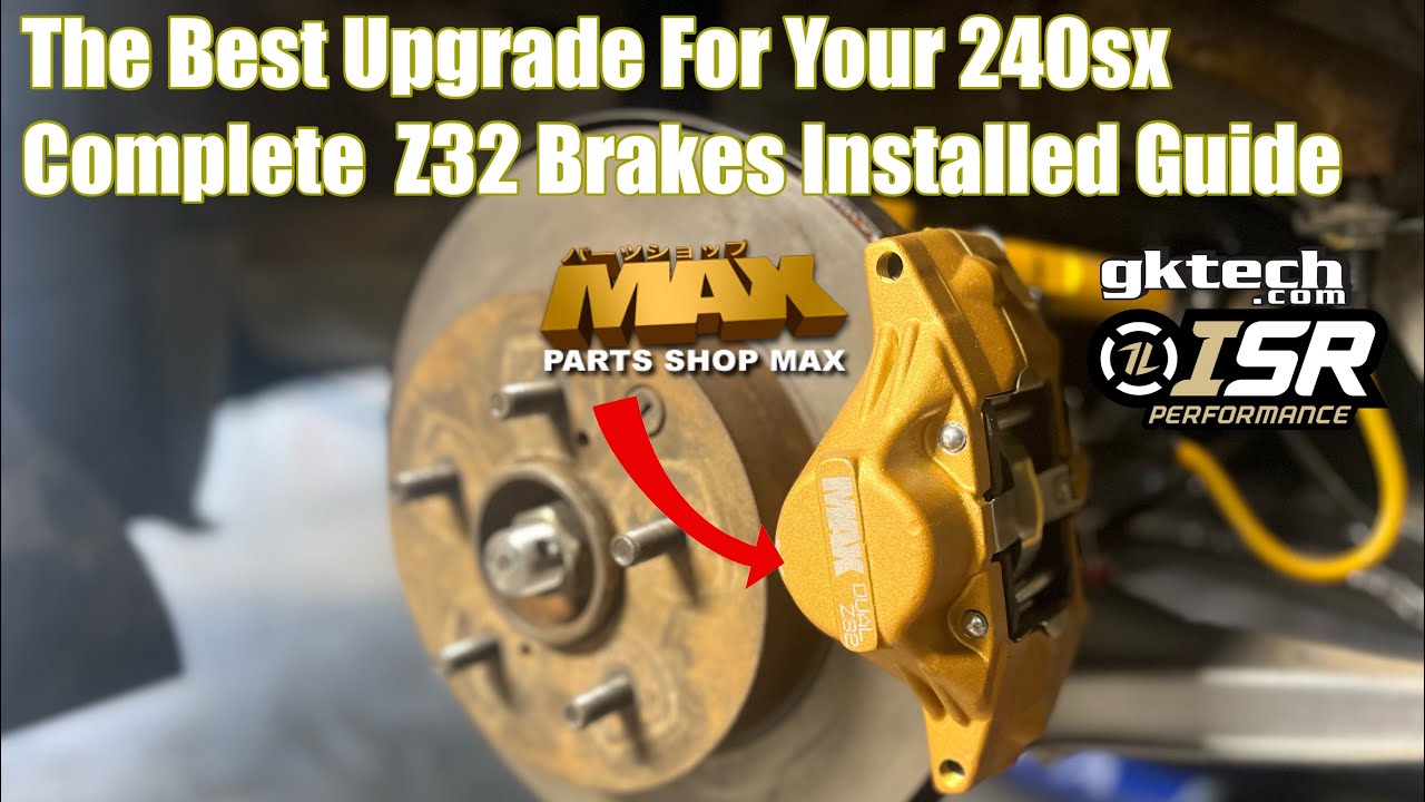 HOW TO INSTALLED Z32 BRAKEs ON YOUR NISSAN 240SX S14 PT.1