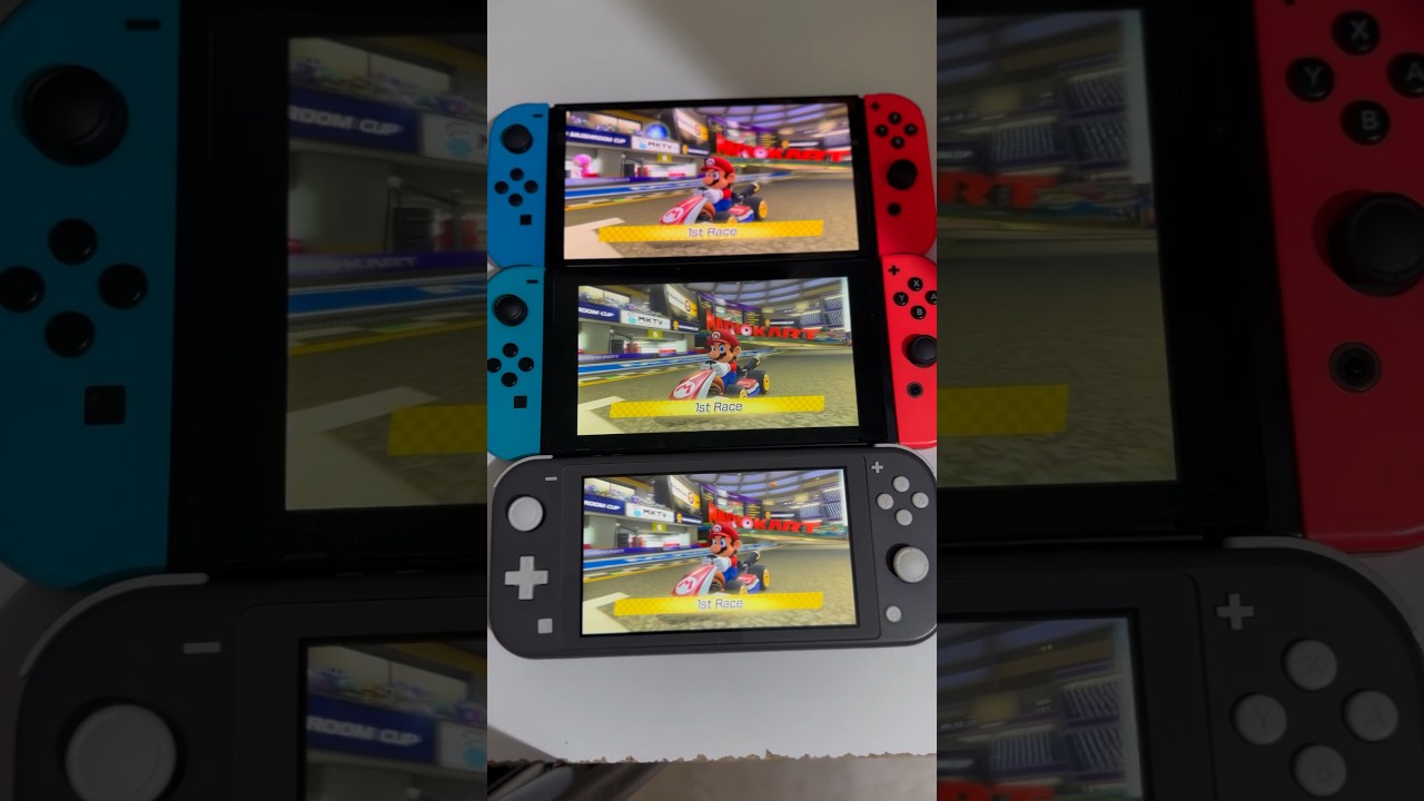 Mario Kart 8 - Switch Lite vs Standard vs Oled | Loading Time Comparison! 