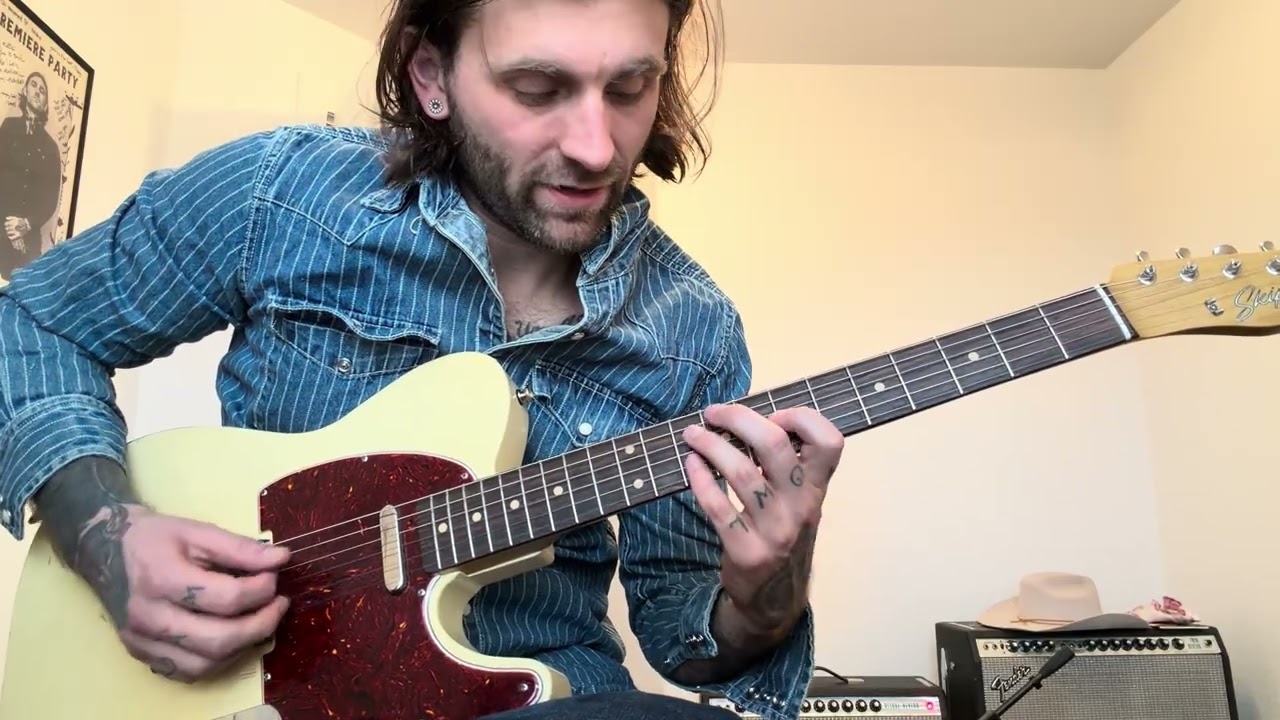 Less Licky D7 Chord Shape and Lick