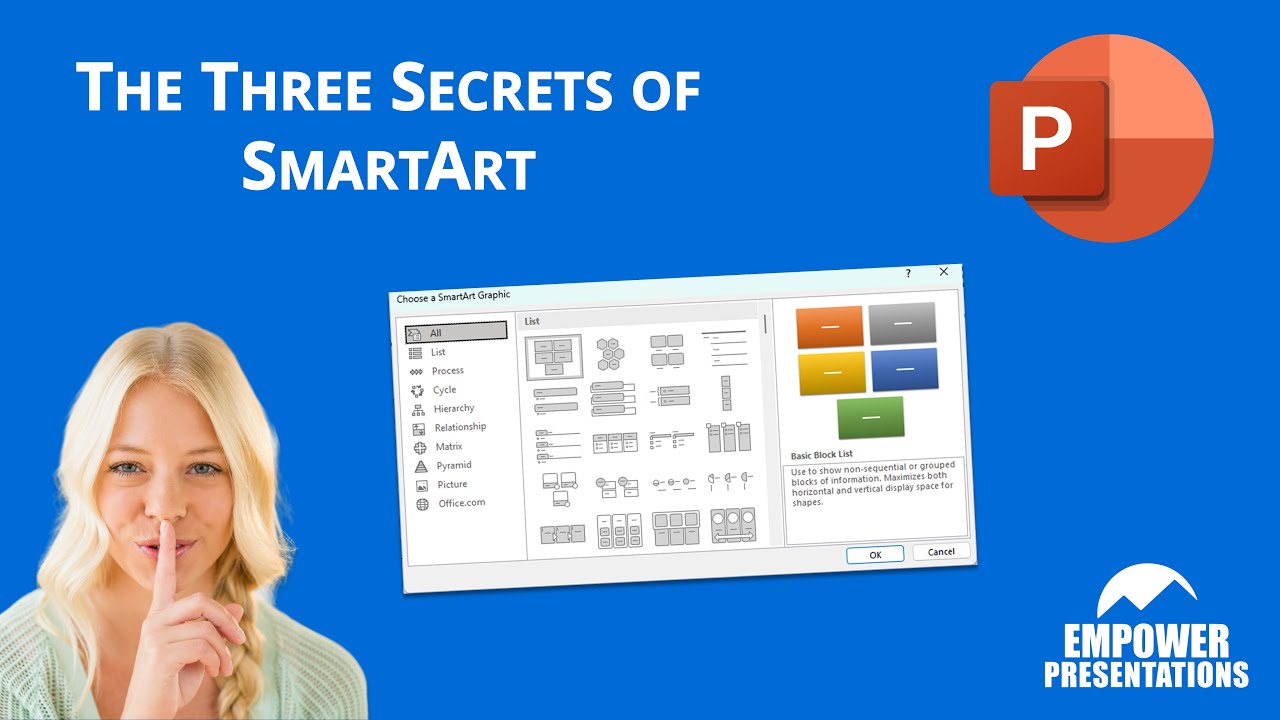 How to Use SmartArt in PowerPoint - 3 Secrets You Didn't know