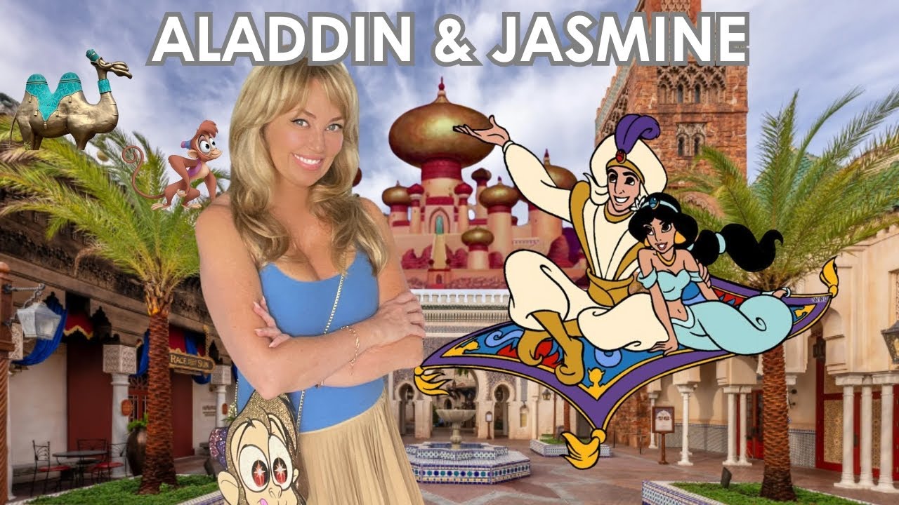 Aladdin & Jasmine Character Day at Disney World | Moroccan Food, Magic Carpets Ride, Meet & Greet