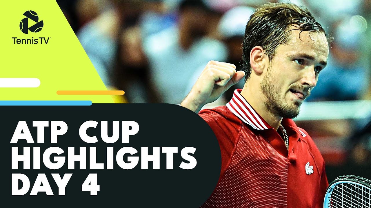 Medvedev vs De Minaur; Shapovalov, Sinner, Berrettini All Play | ATP Cup 2022 Day 4 Highlights