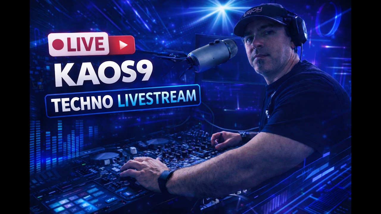 Kaos9 in the mix #dj #techno  #edm #djlivestreaming  (Memberships open)