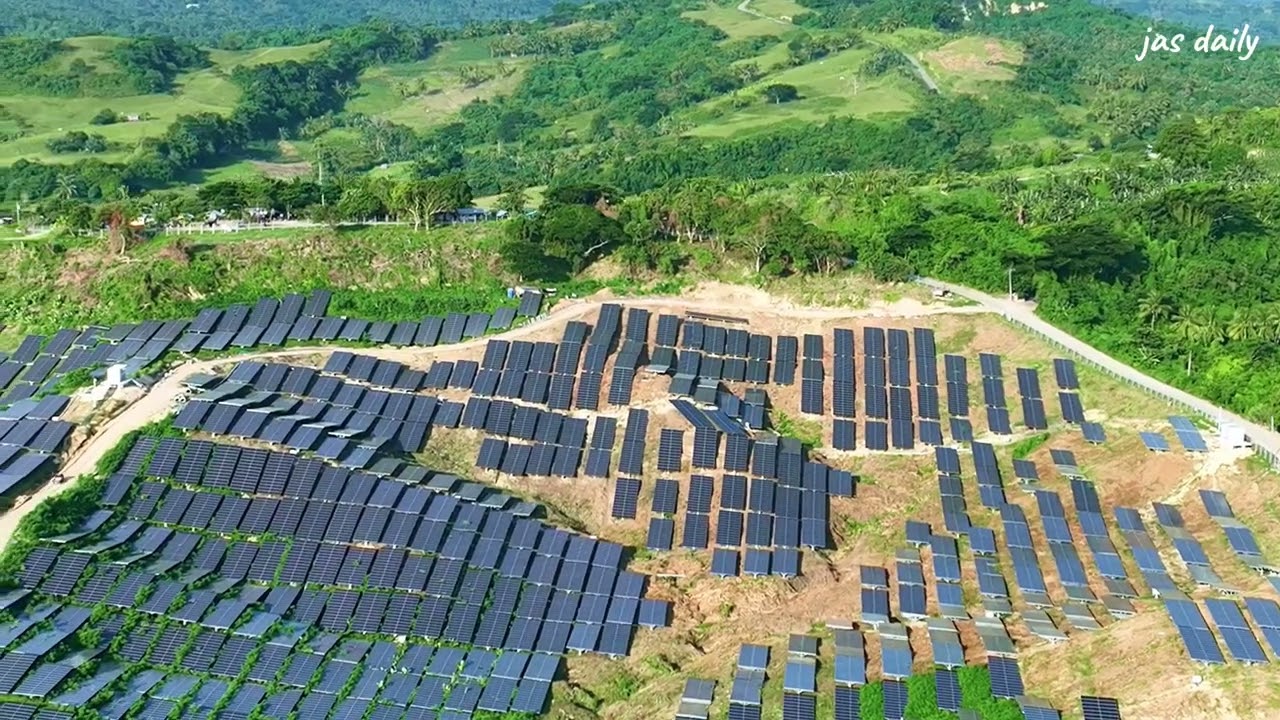 First Solar Power Plantation in Leyte.