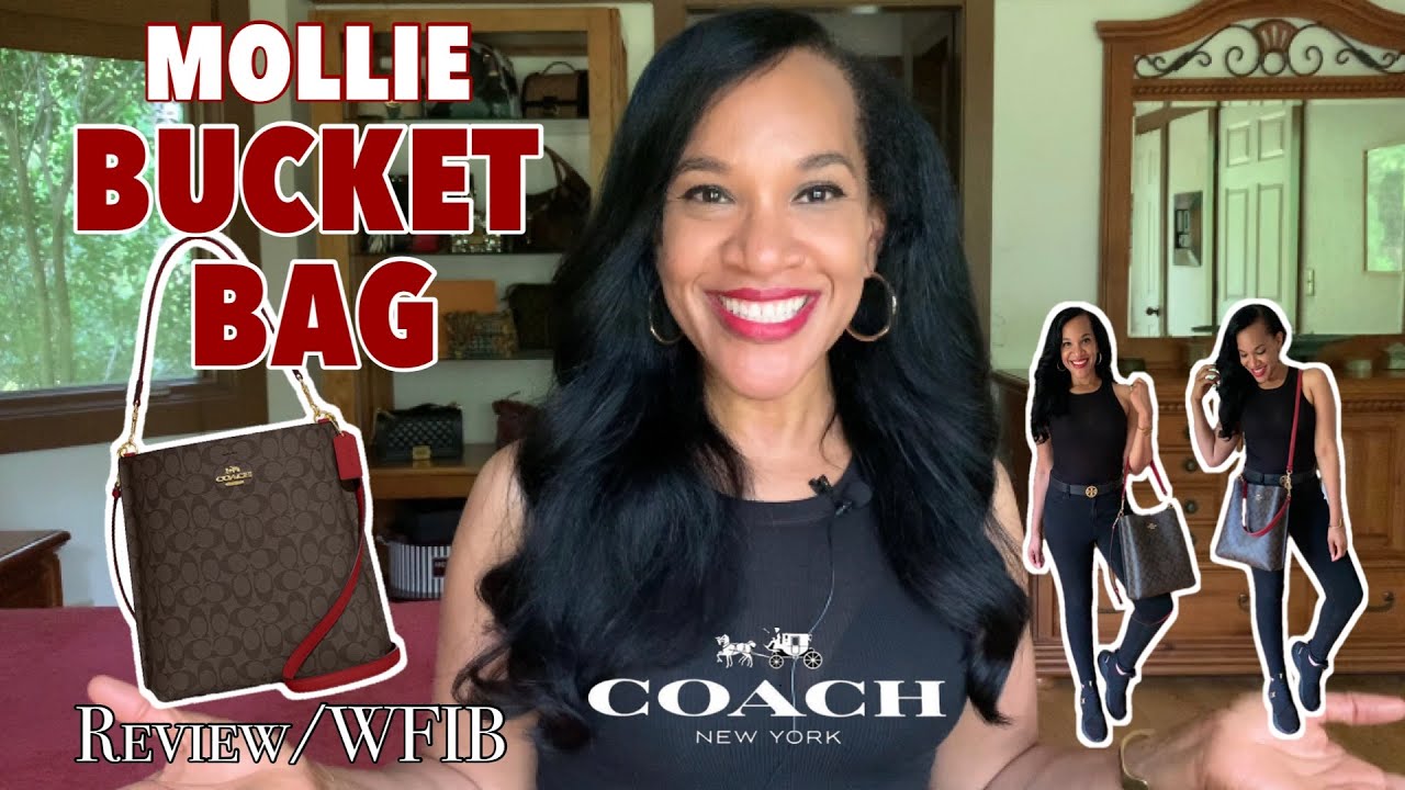 COACH Mollie Bucket Bag In Signature Canvas | REVIEW/WFIB