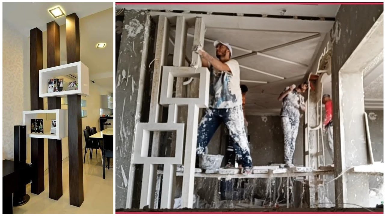 أول مرة على اليوتوب فواصل أعمدة جبس من عالم اخر Gypsum column joints from another world