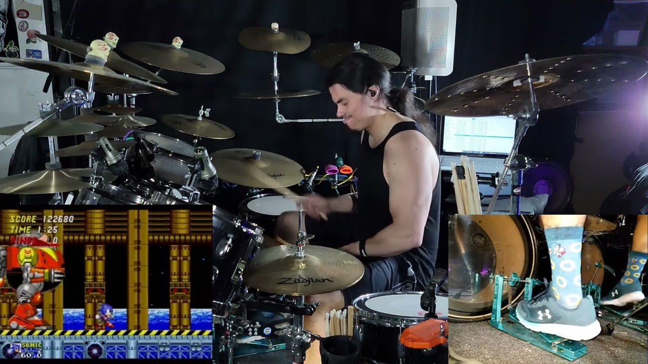 Sonic 2 - Death Egg Zone / Staff Roll Drum Cover #sonicthehedgehog2 #sonic #sega #videogamemusic