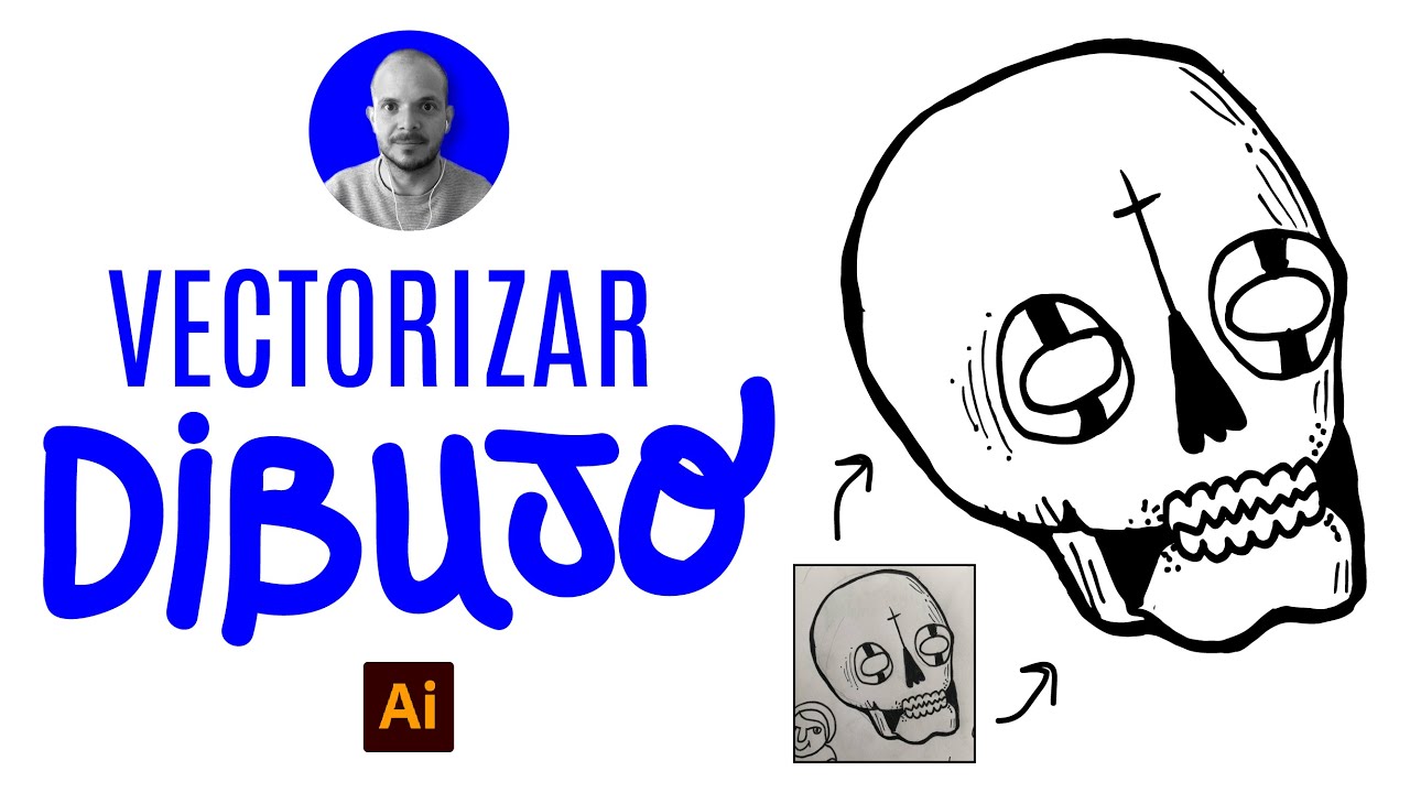 Cómo Vectorizar un Dibujo (o imagen) 🔷  Hecho a Mano en Adobe Illustrator