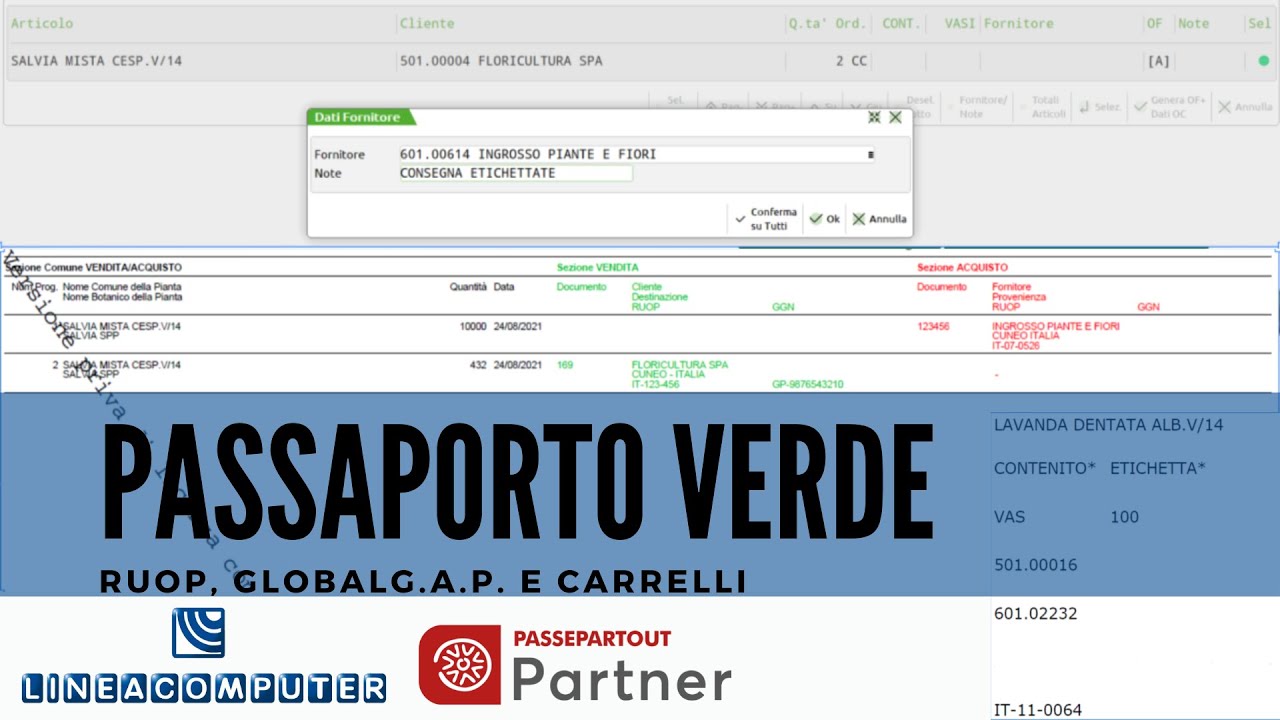 CARRELLI E PASSAPORTO VERDE - Soluzioni per Piante Aromatiche ed Ornamentali