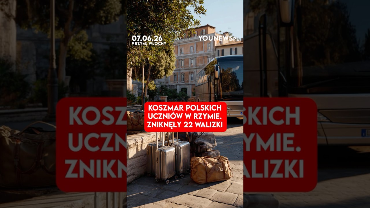 Polish students' nightmare in Rome. 22 suitcases went missing (06/07)