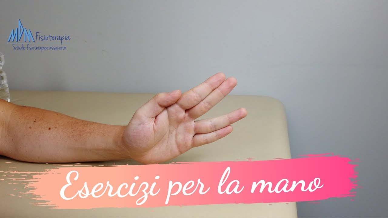 Esercizi per la Riabilitazione della mano - Riacquista mobilità ORA