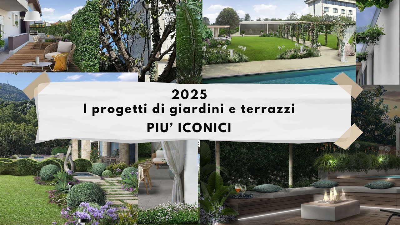 I progetti di giardini e terrazzi più iconici del 2025🌿