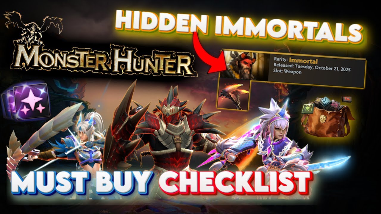 Скрытые эффекты бессмертия в событии MonsterHunter Dota, которые вам стоит купить!