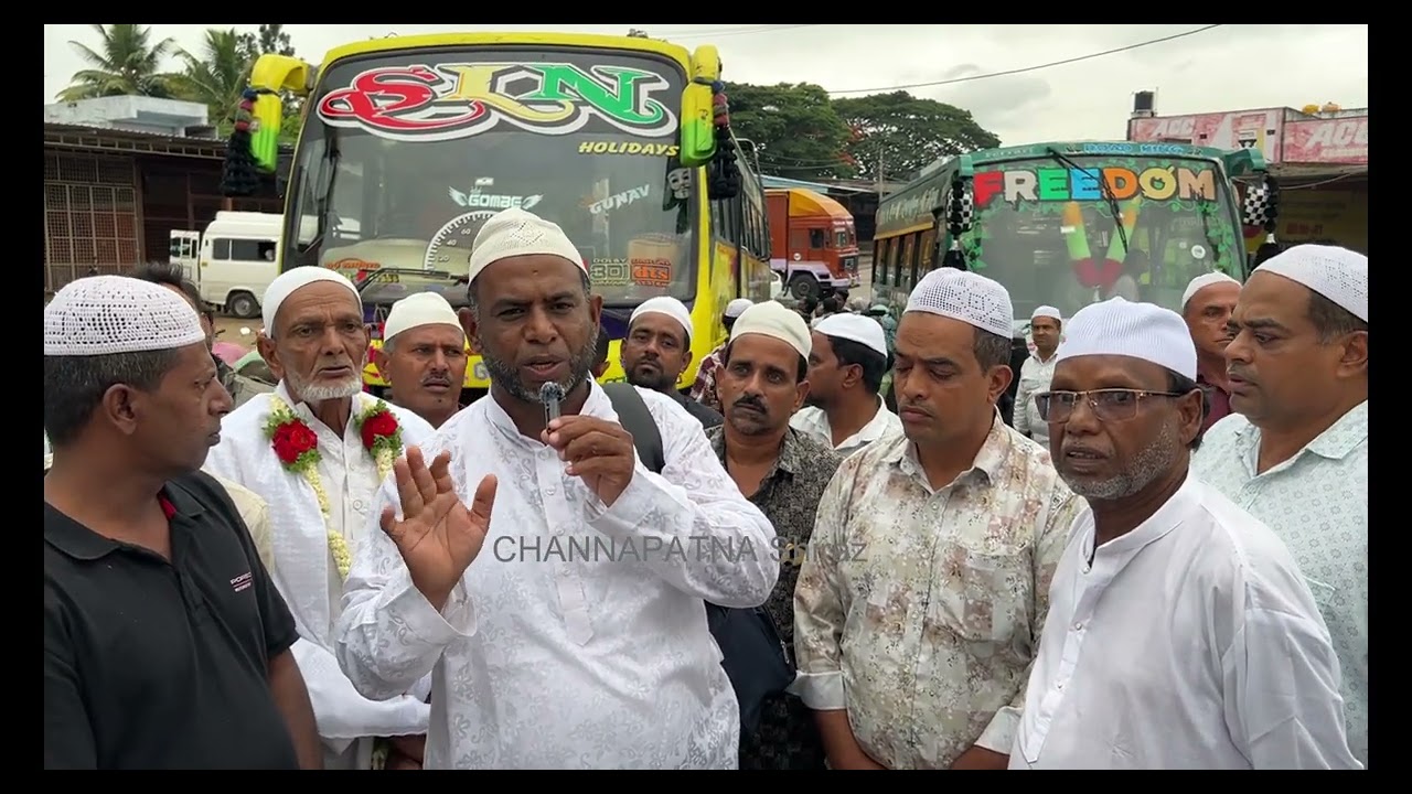 54 Haji's Going to Umrah - Ajmad Khan - Al Badar Tours & Travels - Channapatna