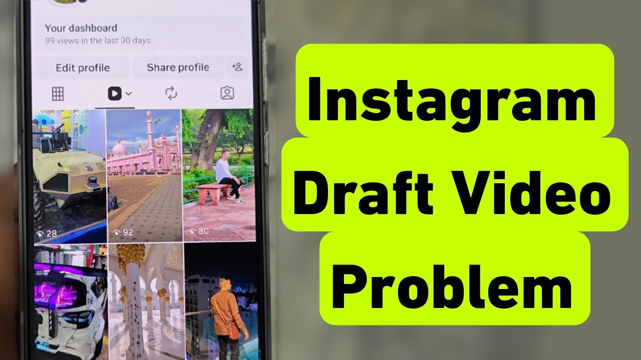 Instagram Draft Video Problem | Instagram Me Draft Video Delete Ho Gaye Wapas Kaise Laye