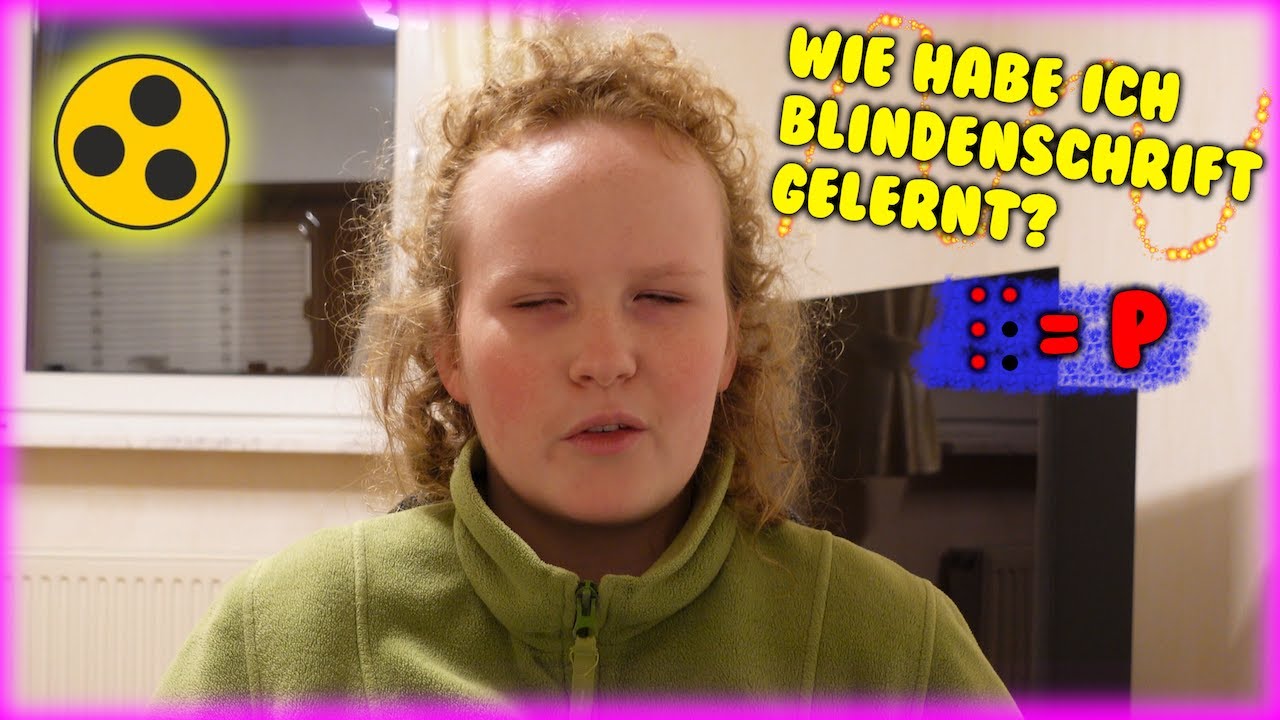 Wie habe ich BLINDENSCHRIFT gelernt? | Blindfisch Johanna