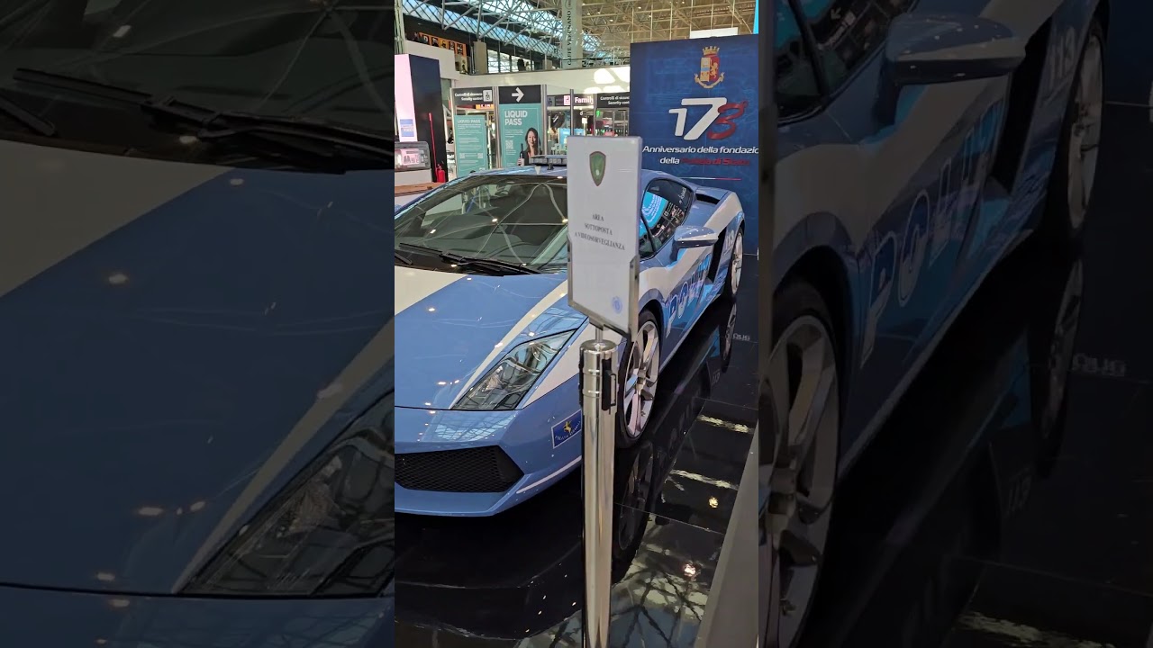 Only in Italy | Lamborghini Gallardo as a Police Car | travel super fast