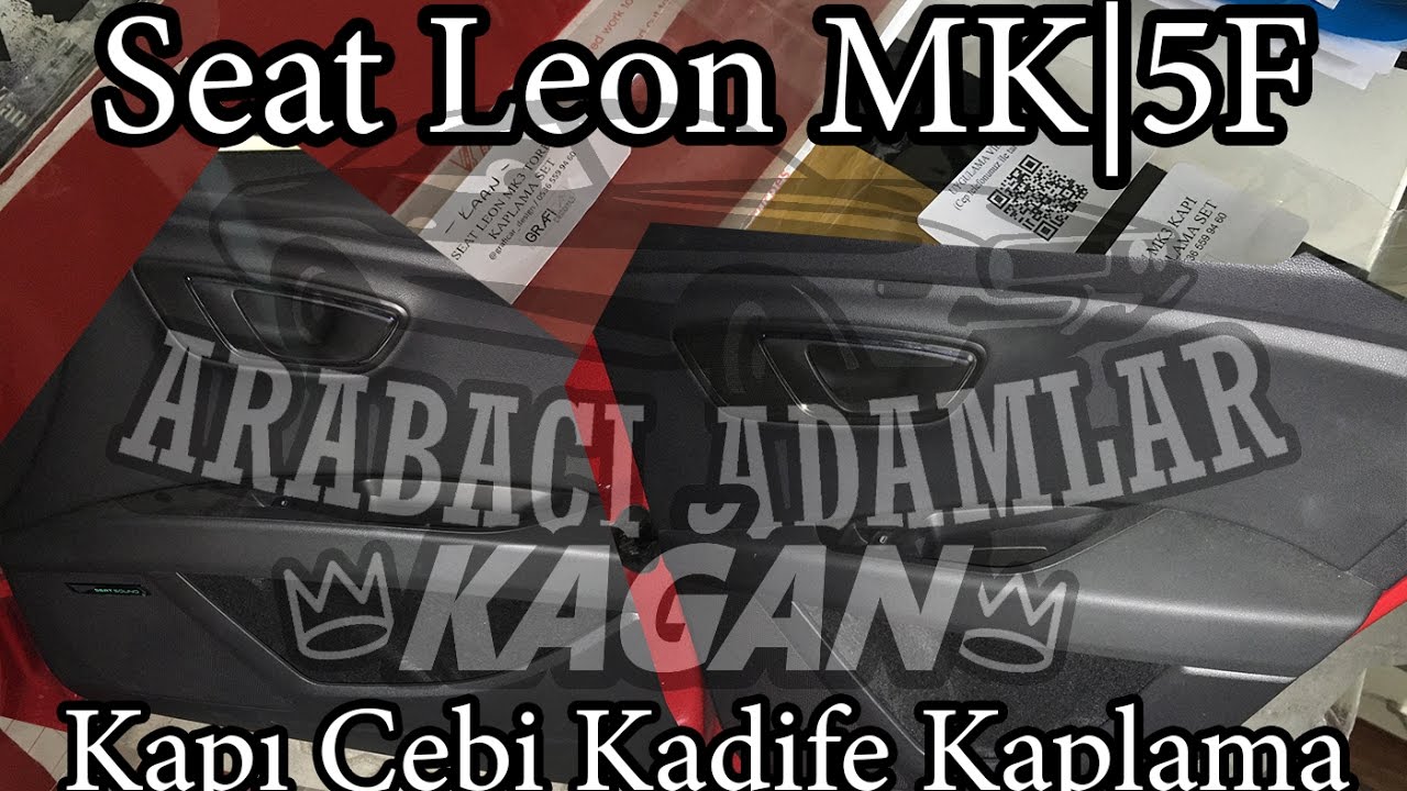 Seat Leon 5f|MK3 Kapı Cepleri Cep Kadife/Keçe Kaplama / Nasıl Yapılır