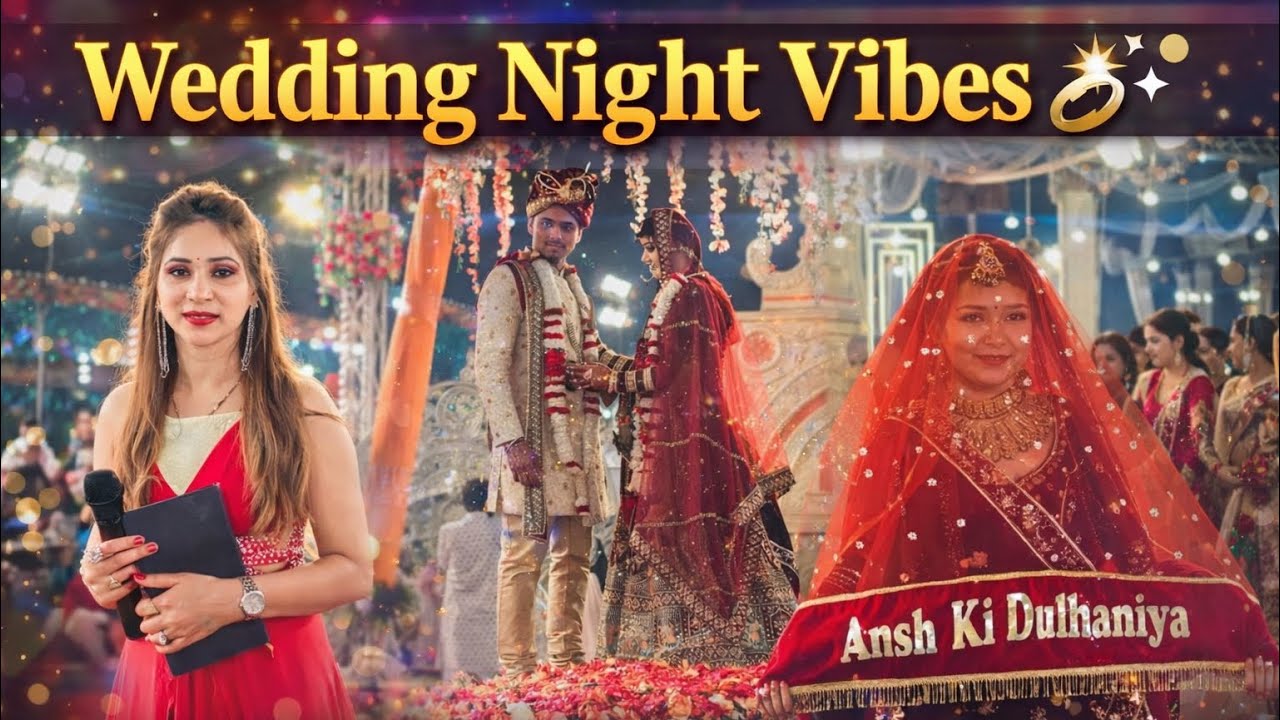 Wedding Night Vlog 💍✨ | Full Masti & Full Entertainment | Indian Wedding Event 2027