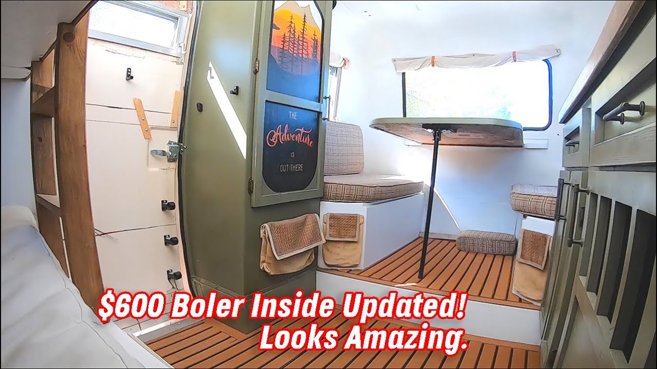 $600 1975 Boler Update! Inside Is Done!
