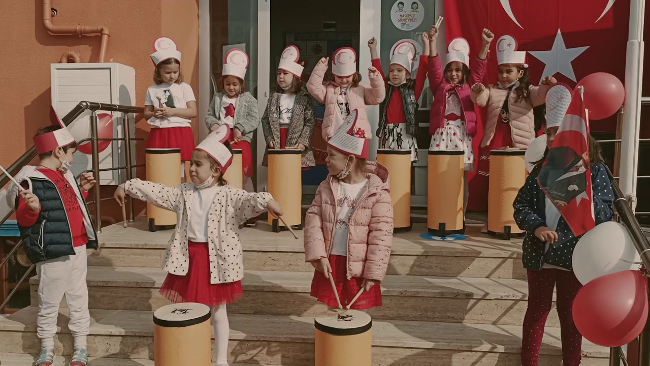 Çorlu Küçükşeyler Anaokulu 29 Ekim (2020) Cumhuriyet Bayramı Kutlamaları