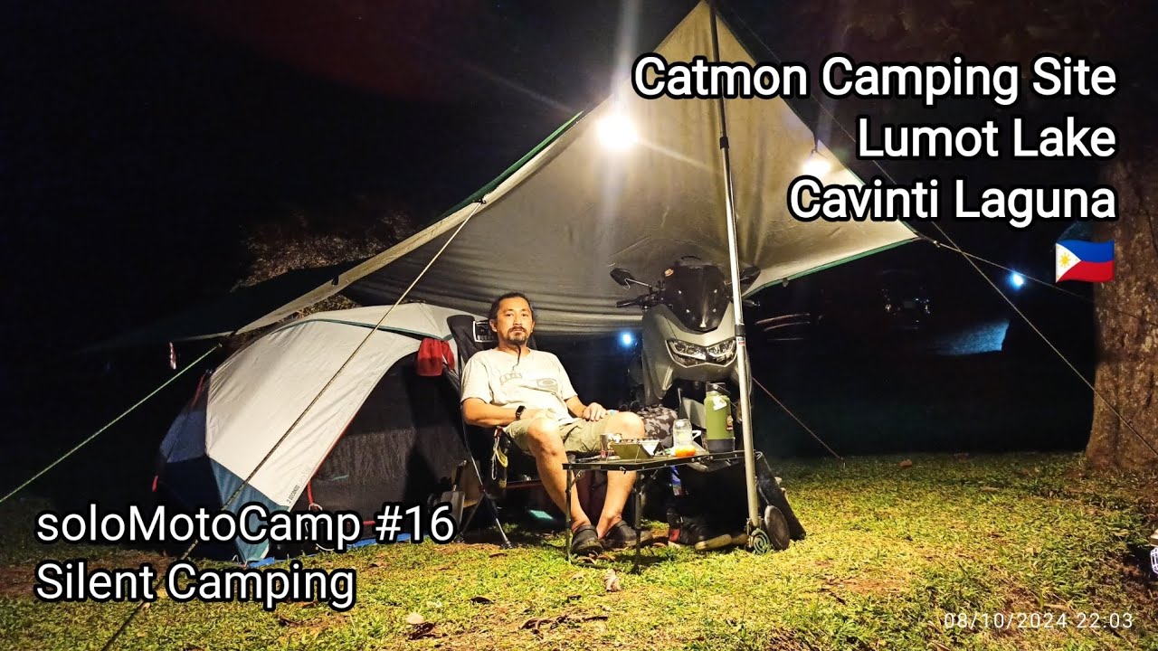 soloMotoCamp 16 Catmon Camping Site Cavinti Laguna / Beef Enoki Silent Camping