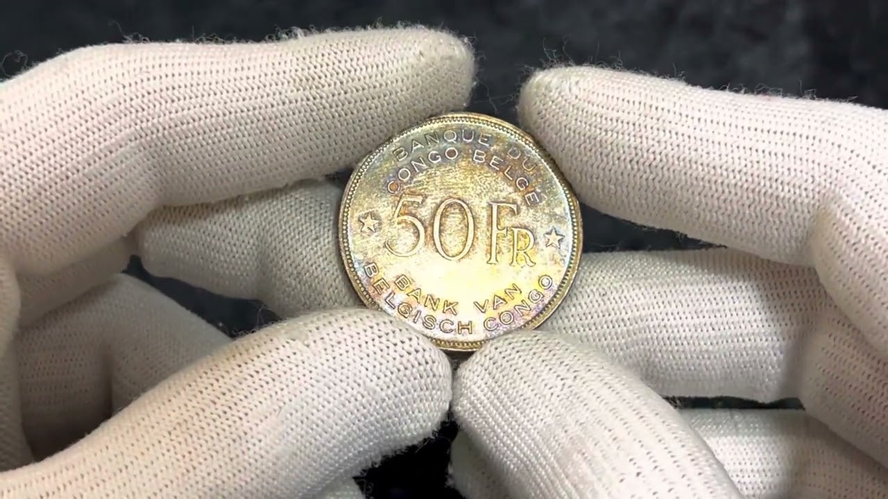 Lot  542  Belgian Congo 50 Francs 1944