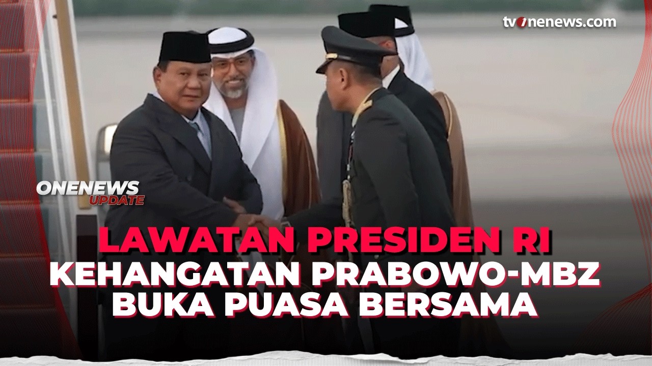 Berkunjung ke UEA, Prabowo Buka Bersama dan Salat Berjemaah dengan Presiden MBZ | OneNews Update