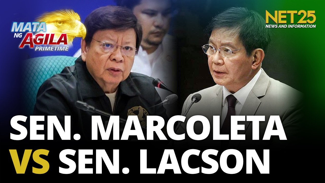 Banat ni Lacson, ayaw nang patulan ni Sen. Marcoleta