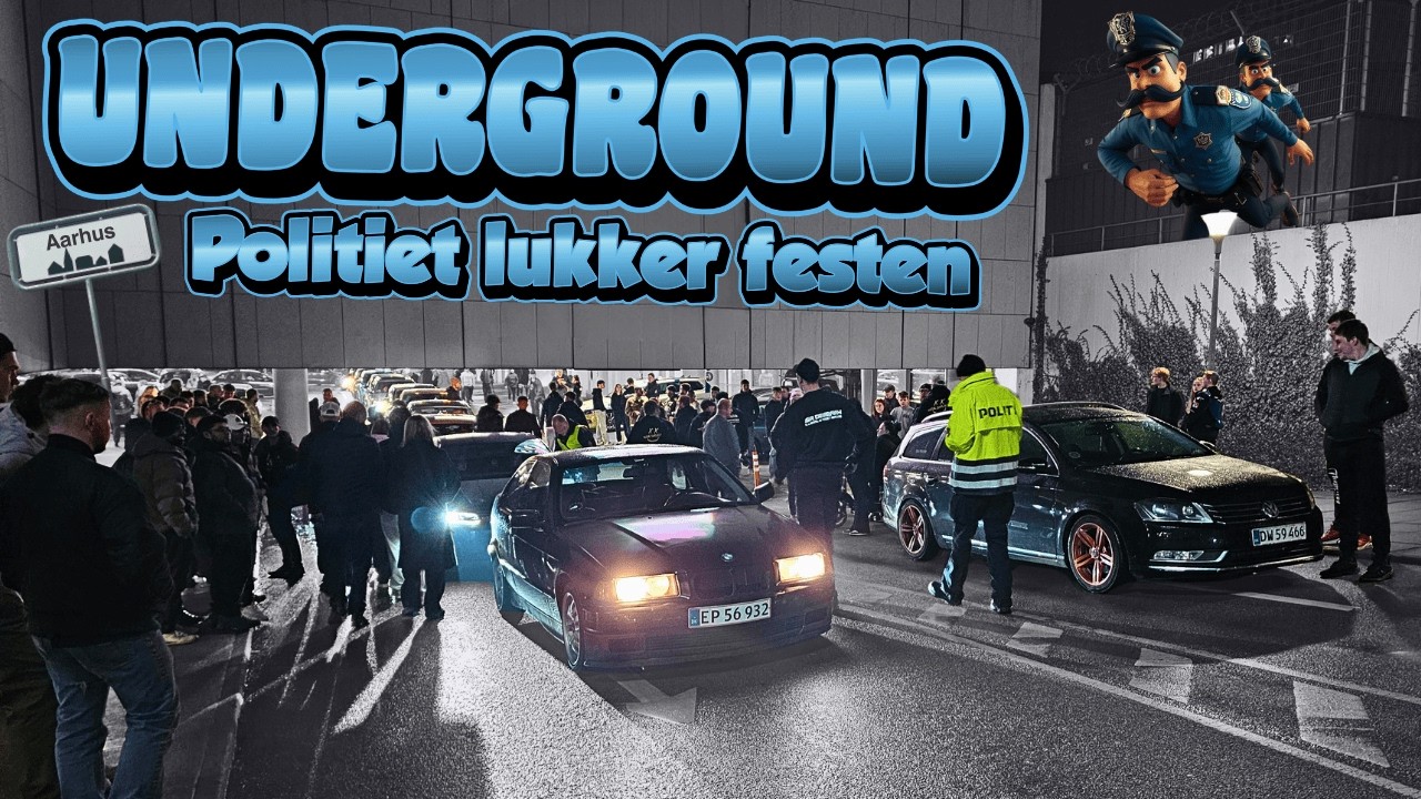 Underground Aarhus Sæsonstart, POLITIET LUKKER FESTEN, #teamloudnproud