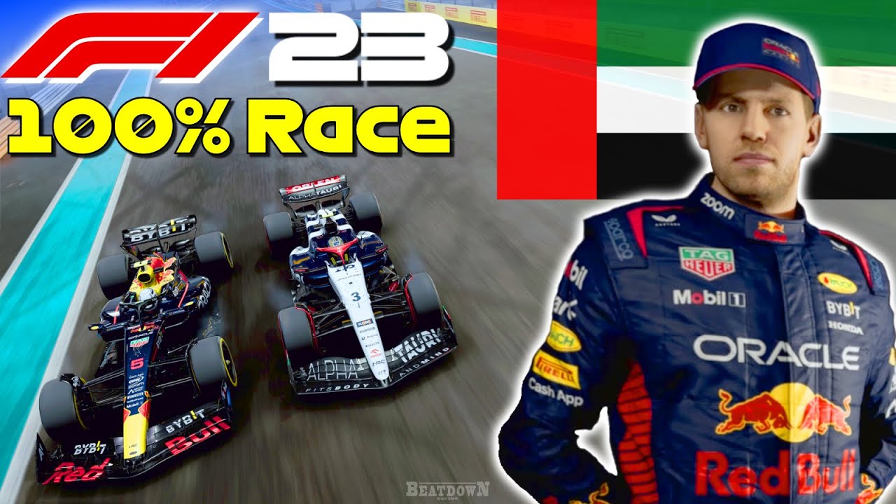 F1 23 - Vettel Returns To Red Bull #23: 100% Race Abu Dhabi