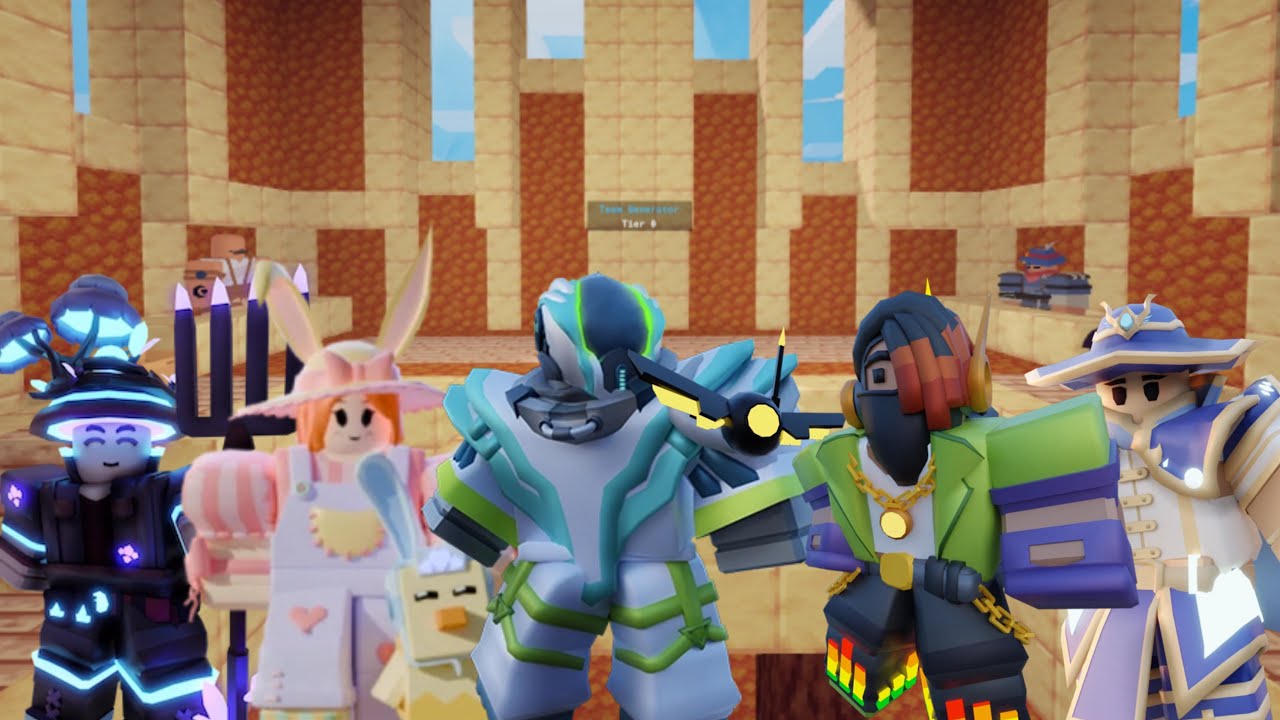 5v5 but we can’t leave base until block decay Roblox Bedwars