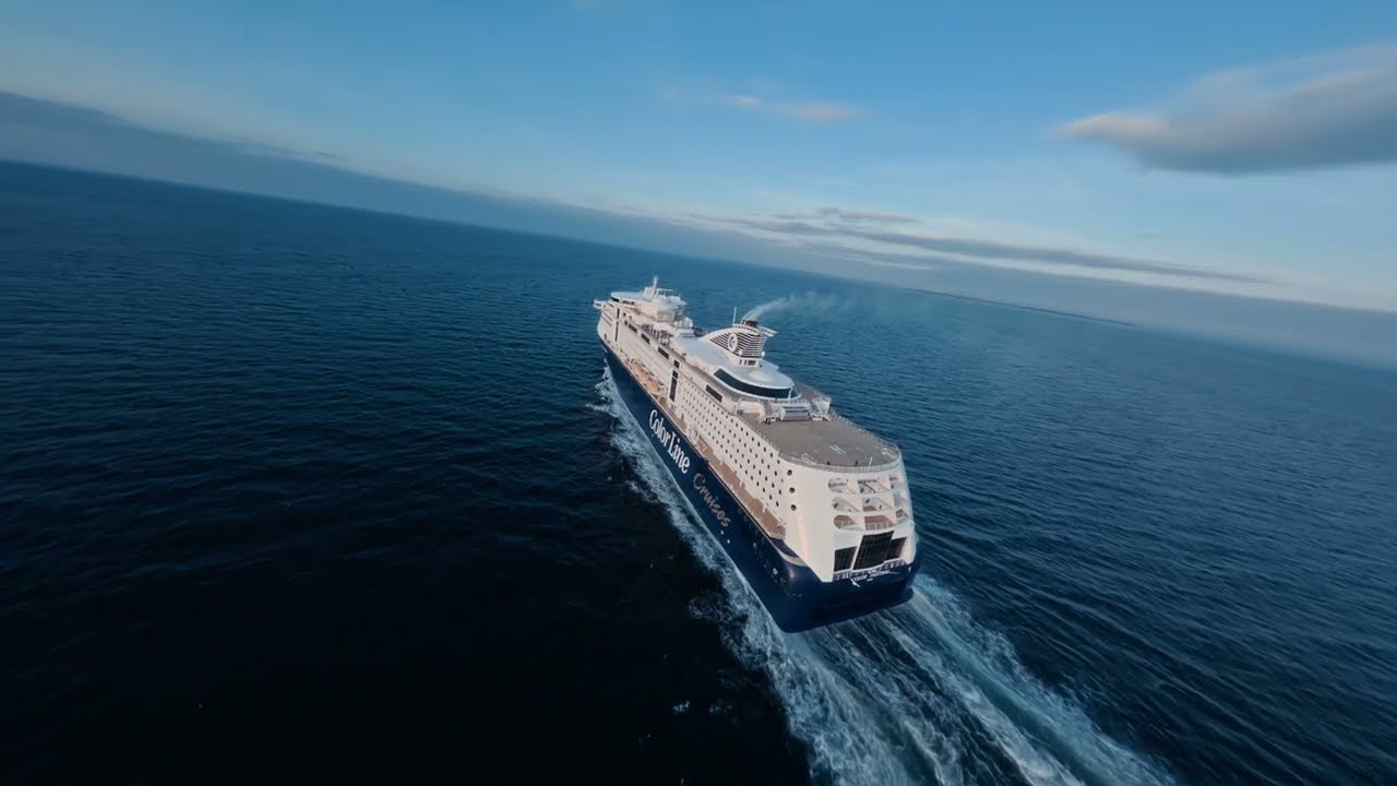 Dronefilm fra Color Fantasy Oslo - Kiel - Color Line Cruises