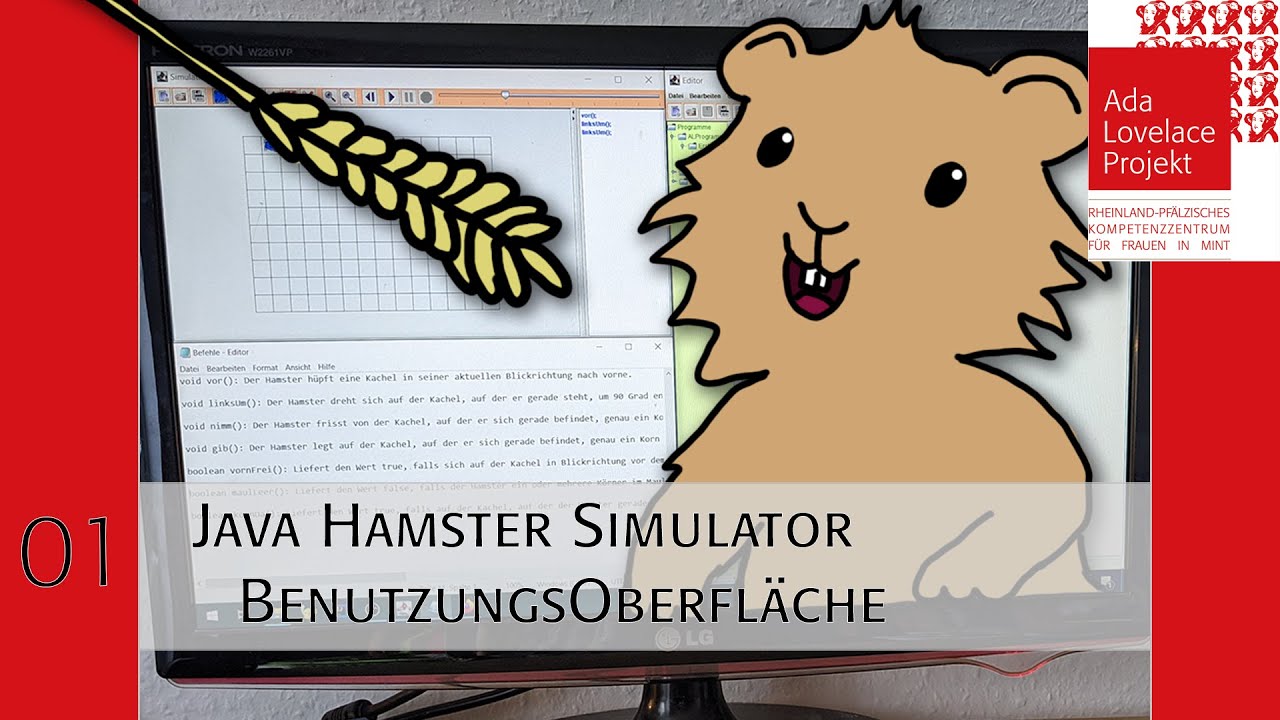 Ada programmiert #17 | Java Hamster Simulator | Teil 01 Benutzungsoberfläche