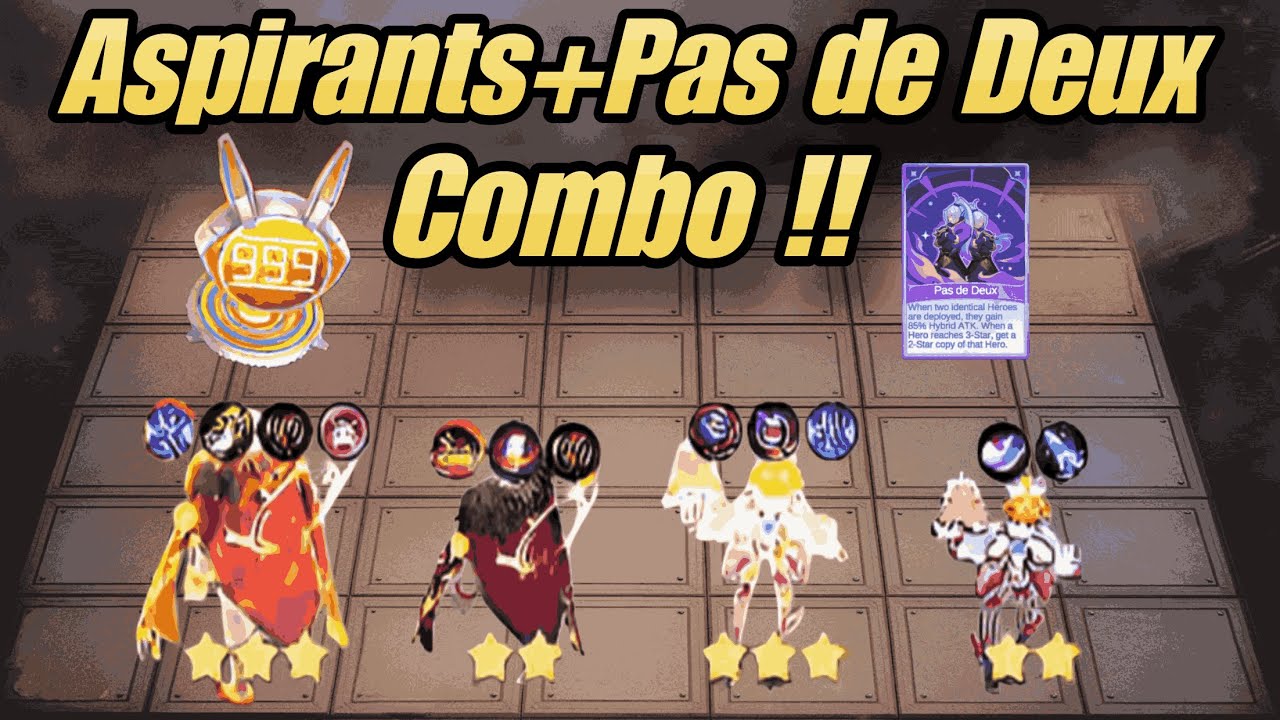 ASPIRANTS SYNERGY + PAS DE DEUX COMBO 🔥 MAGIC CHESS GO GO