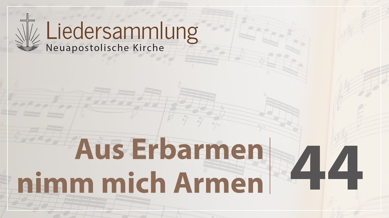 🎵 Alte Chormappe🎵 CM 044 Aus Erbarmen